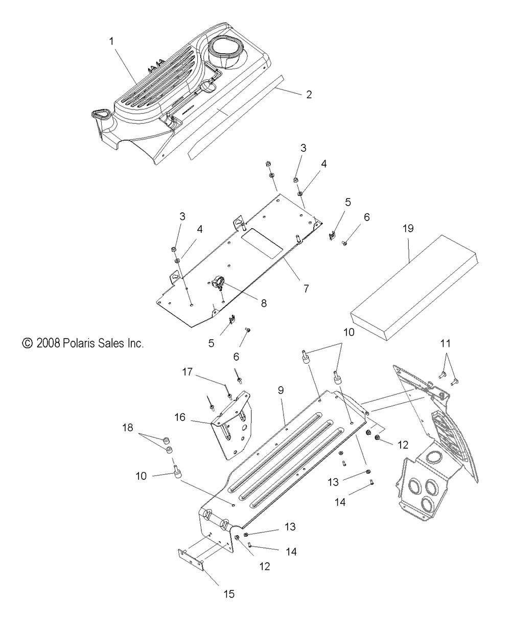 Chassis clutch guard and cover - s10pl8esa_eea