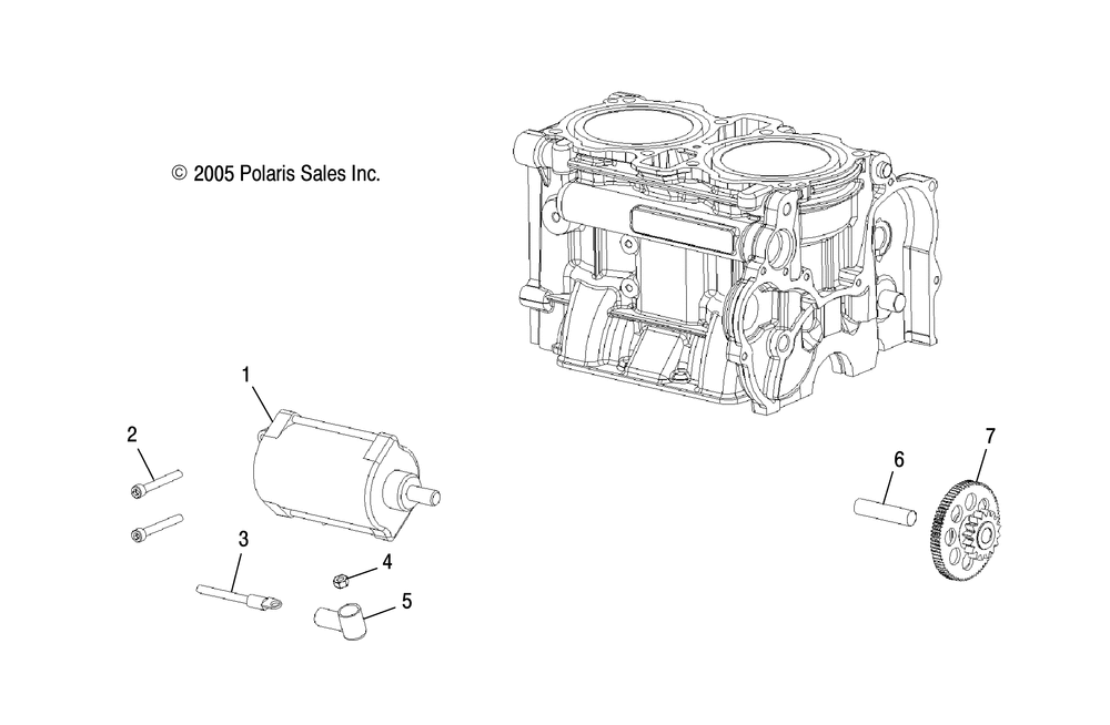 Engine starter motor - s10pp7fsl_fel