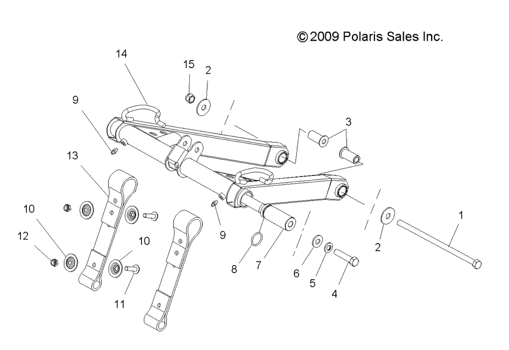 Suspension torque arm front - s10pp7fsl_fel