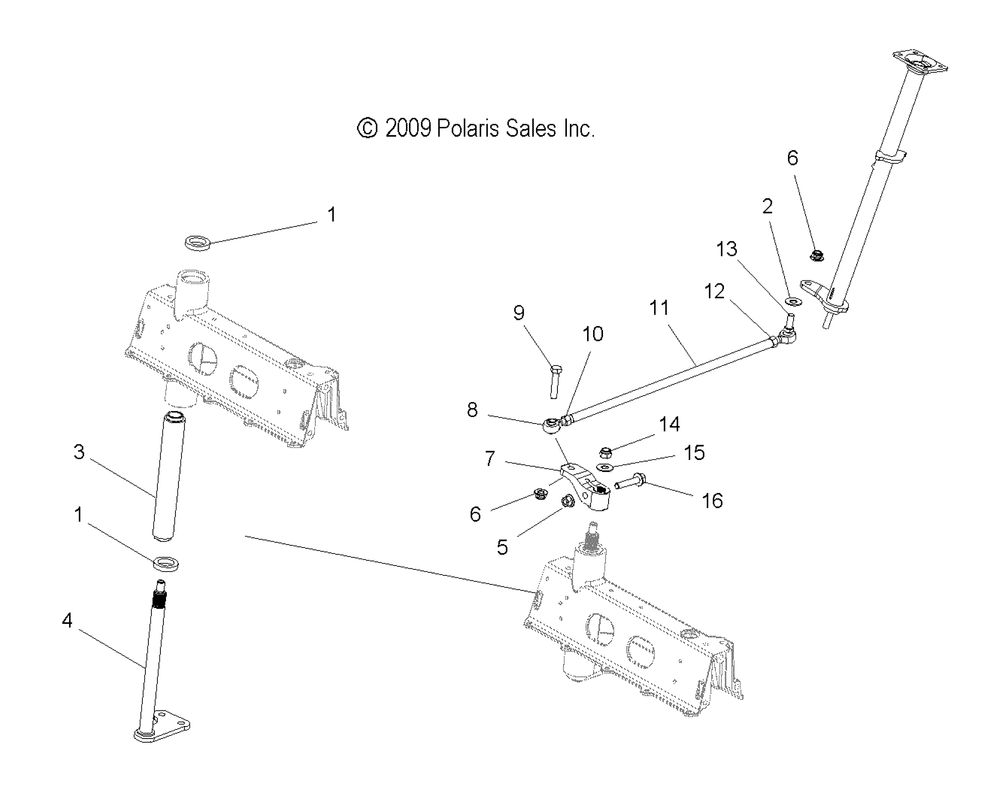 Steering drag link - s10pp7fsl_fel