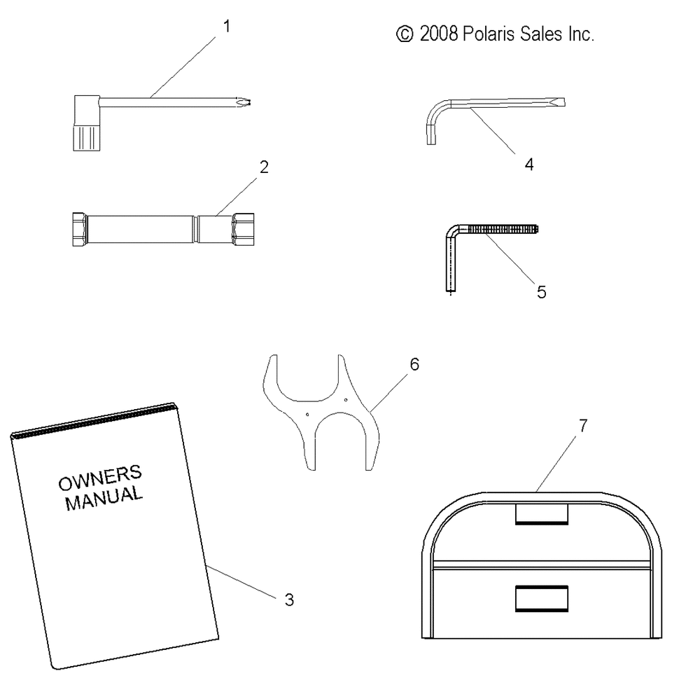 Tools tool kit and owners manual - s10pp7fsl_fel