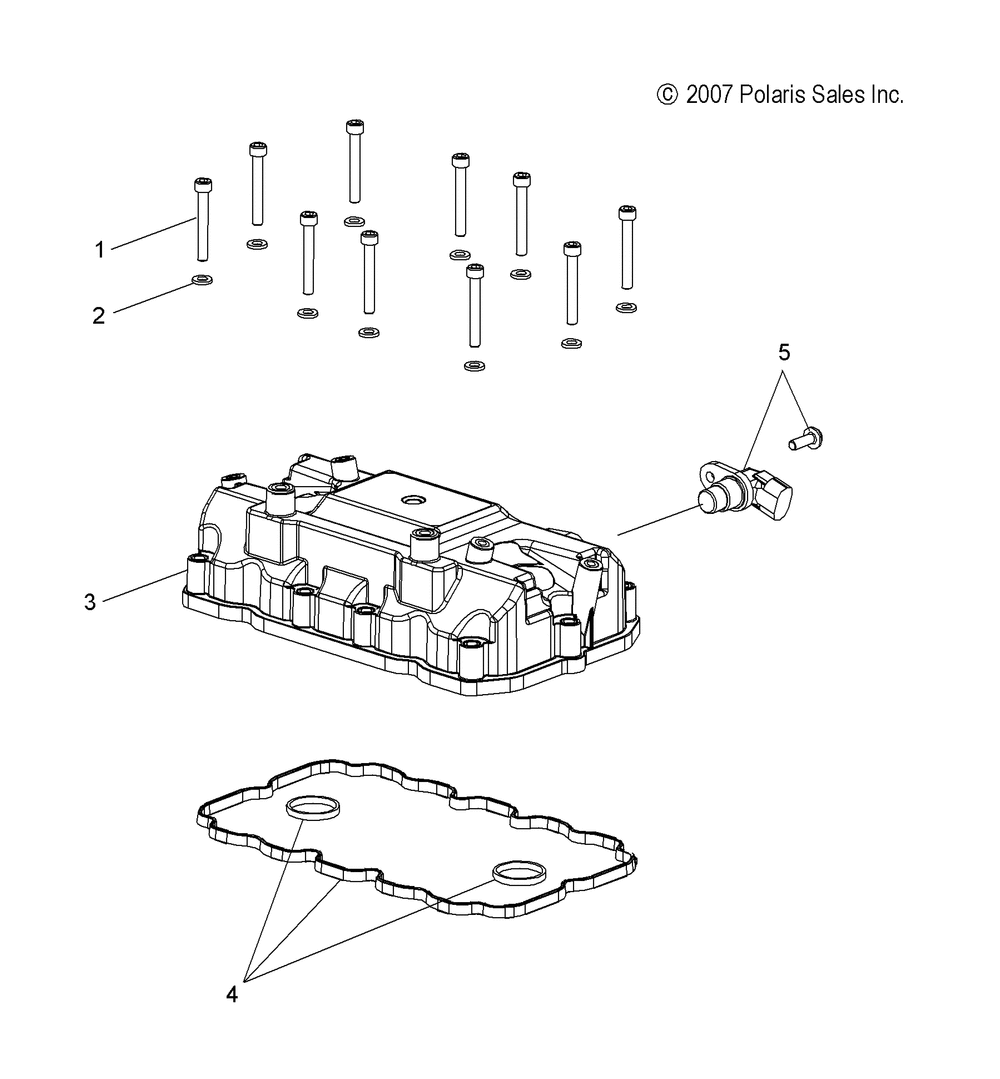 Engine valve cover - s10pp7fsl_fel