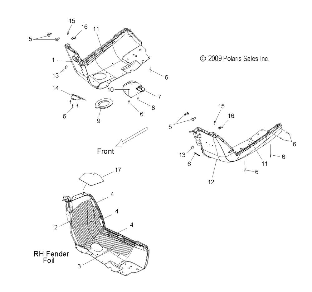 Body fenders - s10pr6_pd6 all options