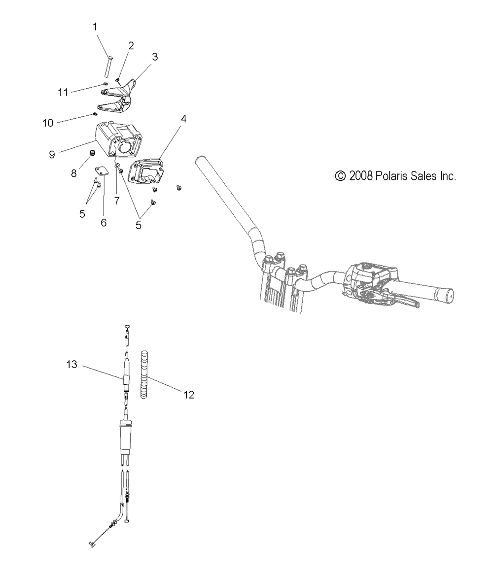 Engine throttle control asm. - s10pr8esa_esl