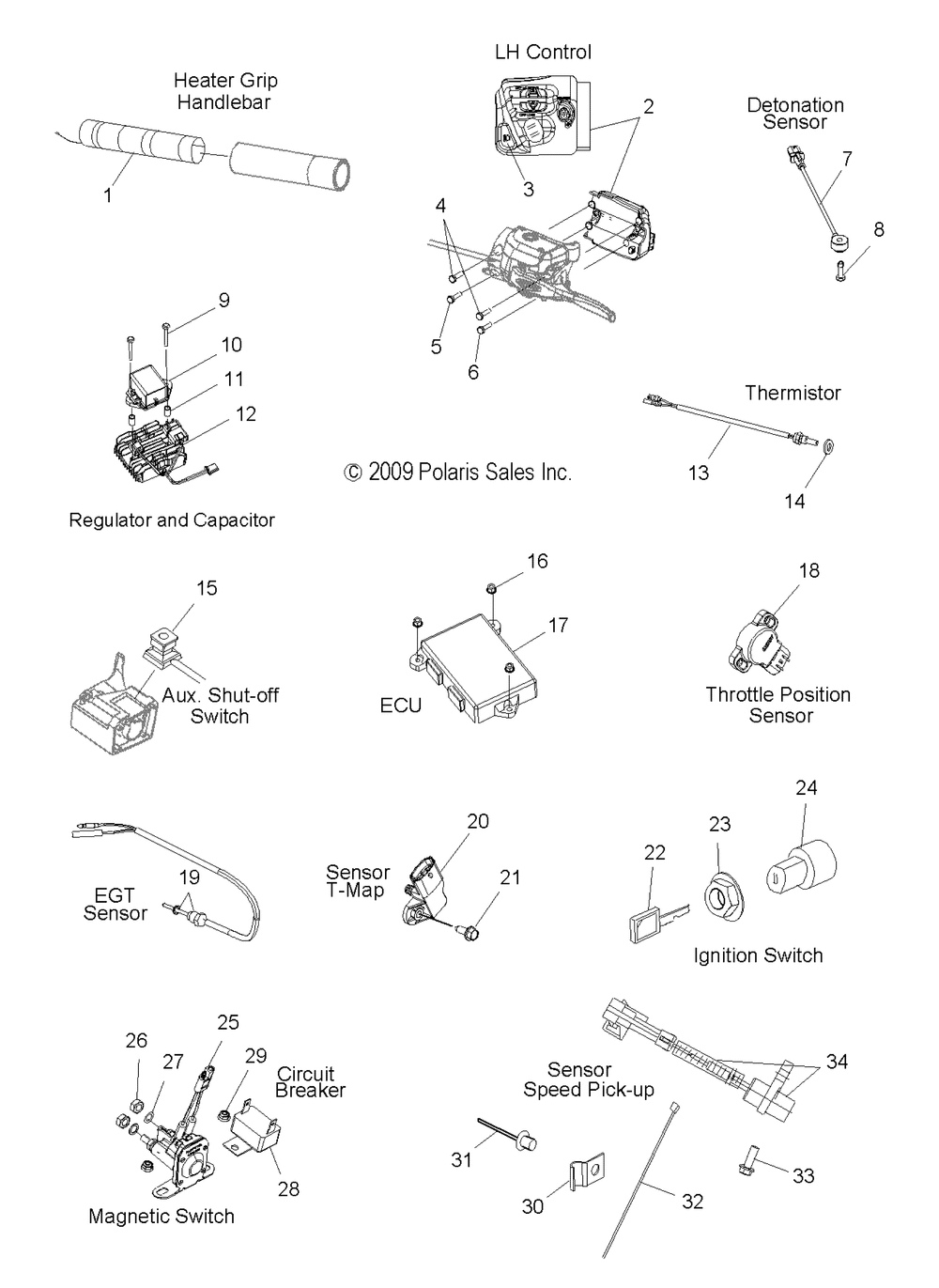 Electrical switches sensors and components - s10ps8 all options