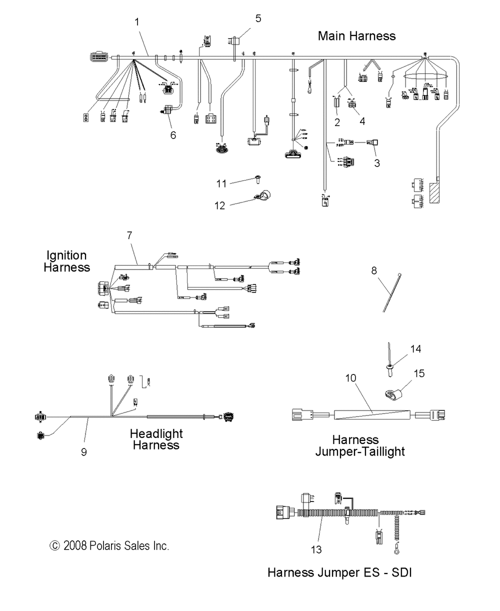 Electrical wiring harnesses - s10ps8 all options