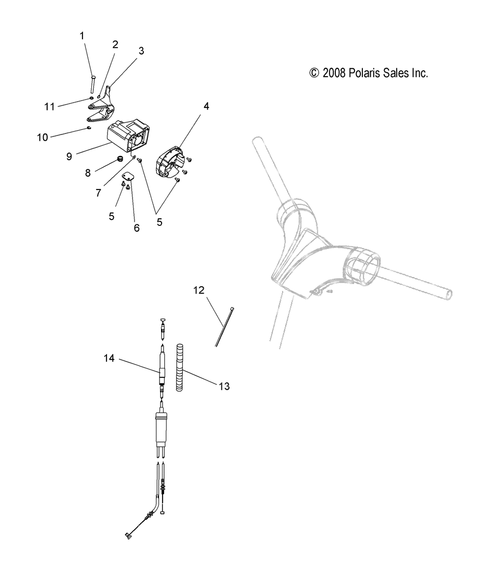 Engine throttle control asm. - s10pt6hsl_hsm_hem