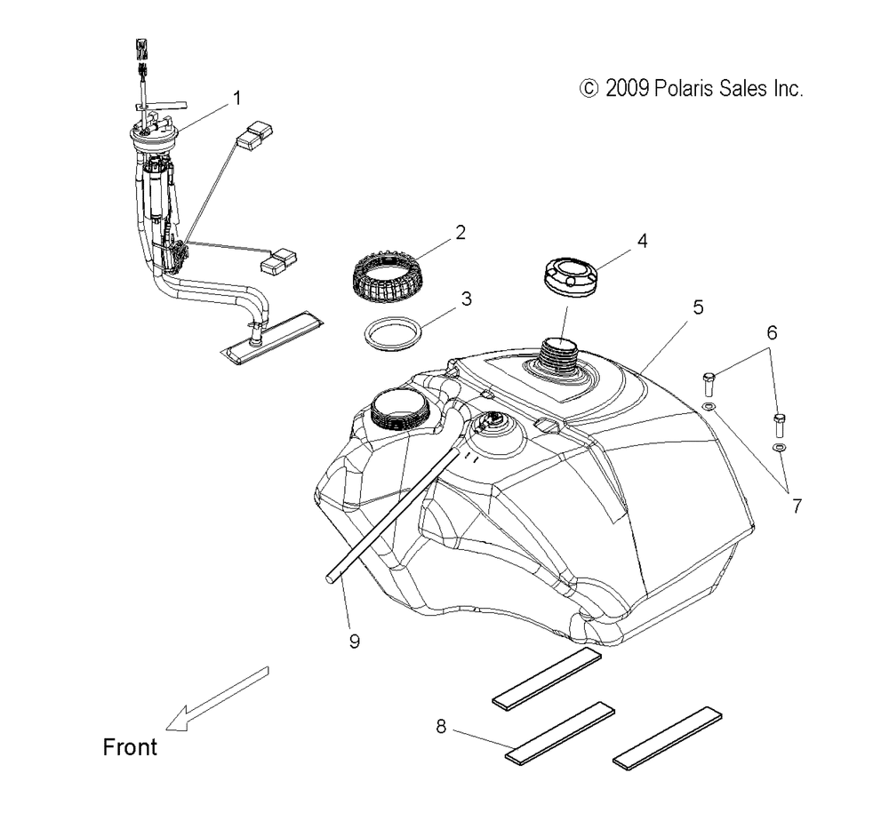 Fuel system fuel tank asm. - s10pu6ksl_kel