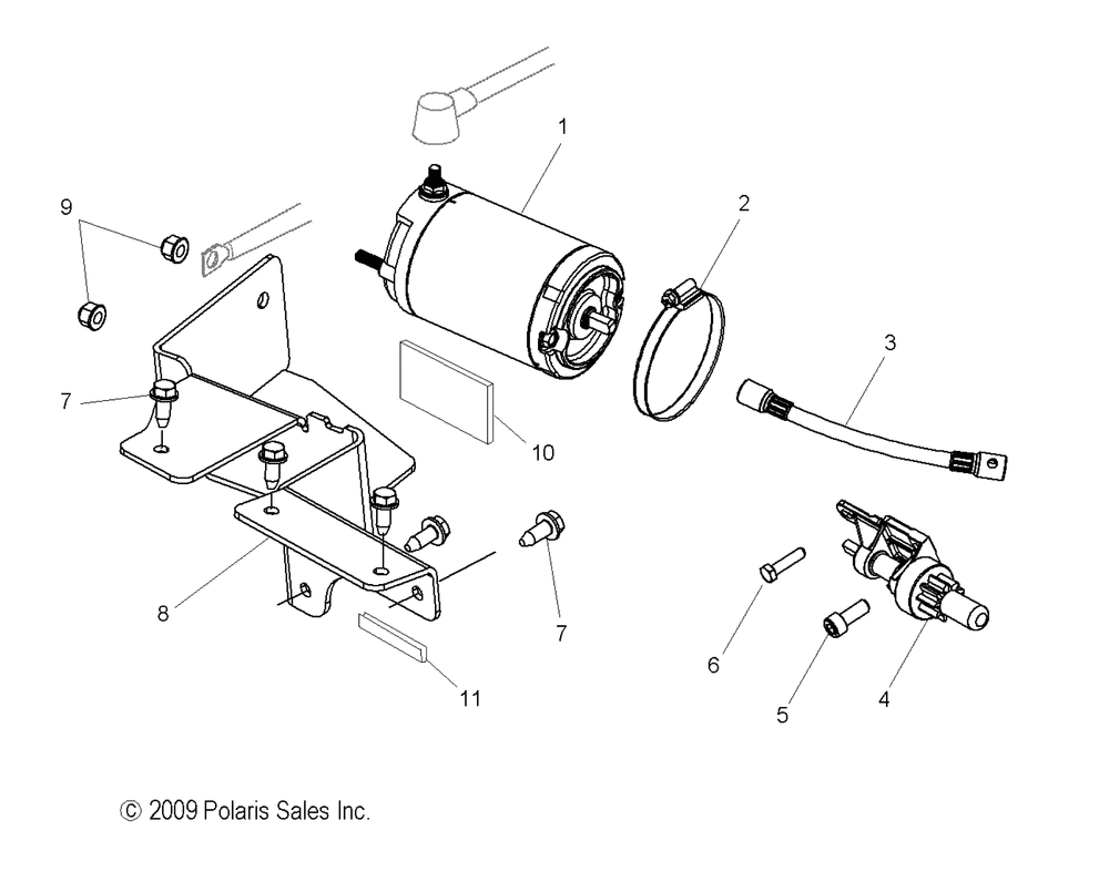 Engine starter motor - s10pu6ksl_kel