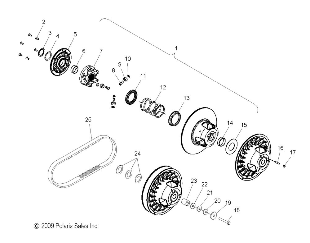 Drive train clutch secondary - s10pu6ksl_kel