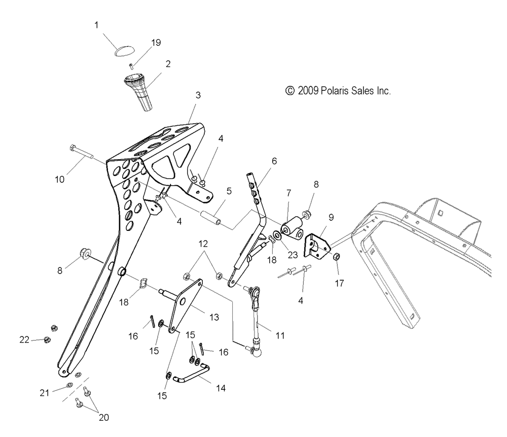 Drive train shift linkage - s10pu7esl_eel