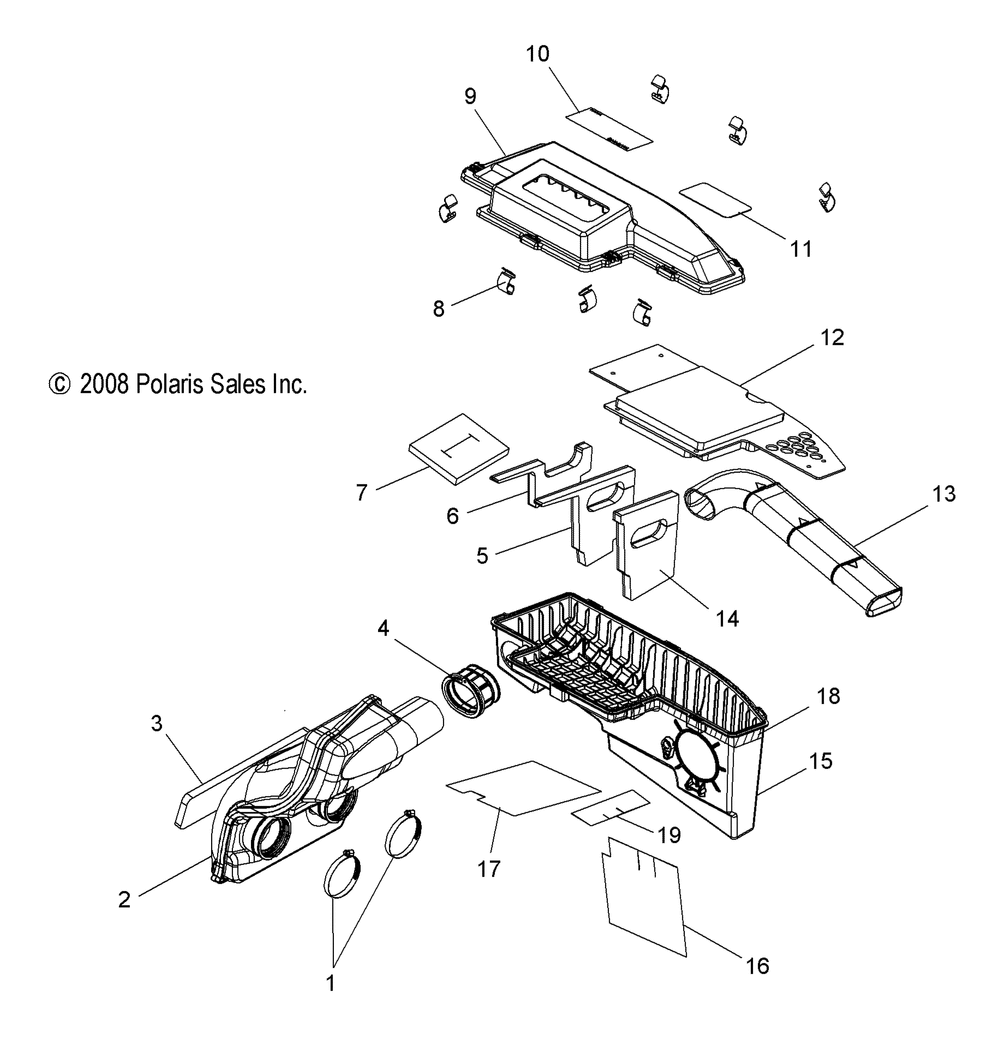 Engine air intake system - s10pu7esl_eel