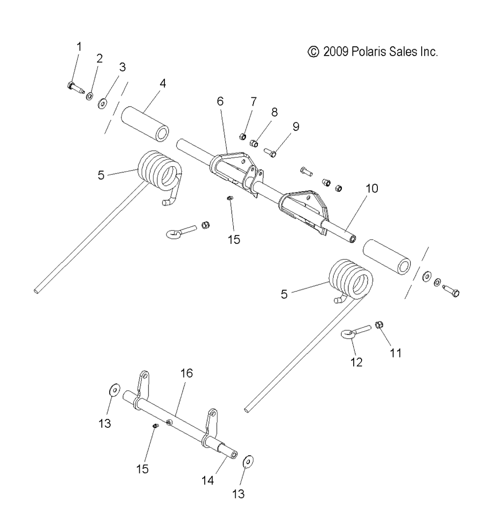 Suspension torque arm rear and pivot arm - s10su4bsl_bel