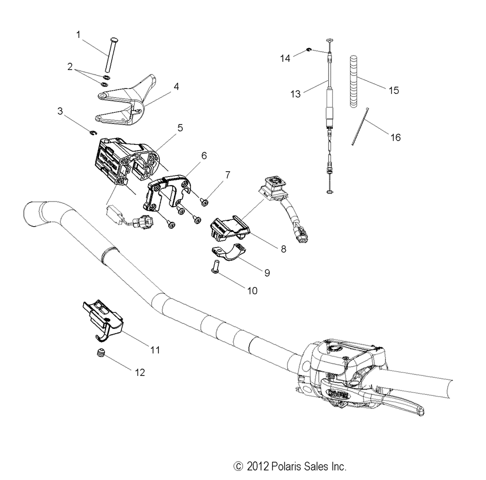 Engine throttle control asm. - s13ba6gsl