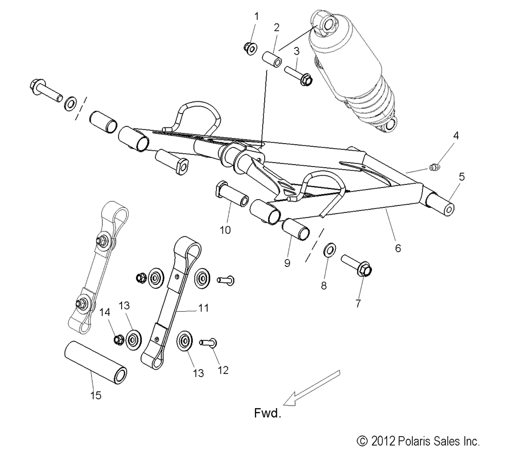 Suspension torque arm front - s13ba8_bc8_bd8_bs8