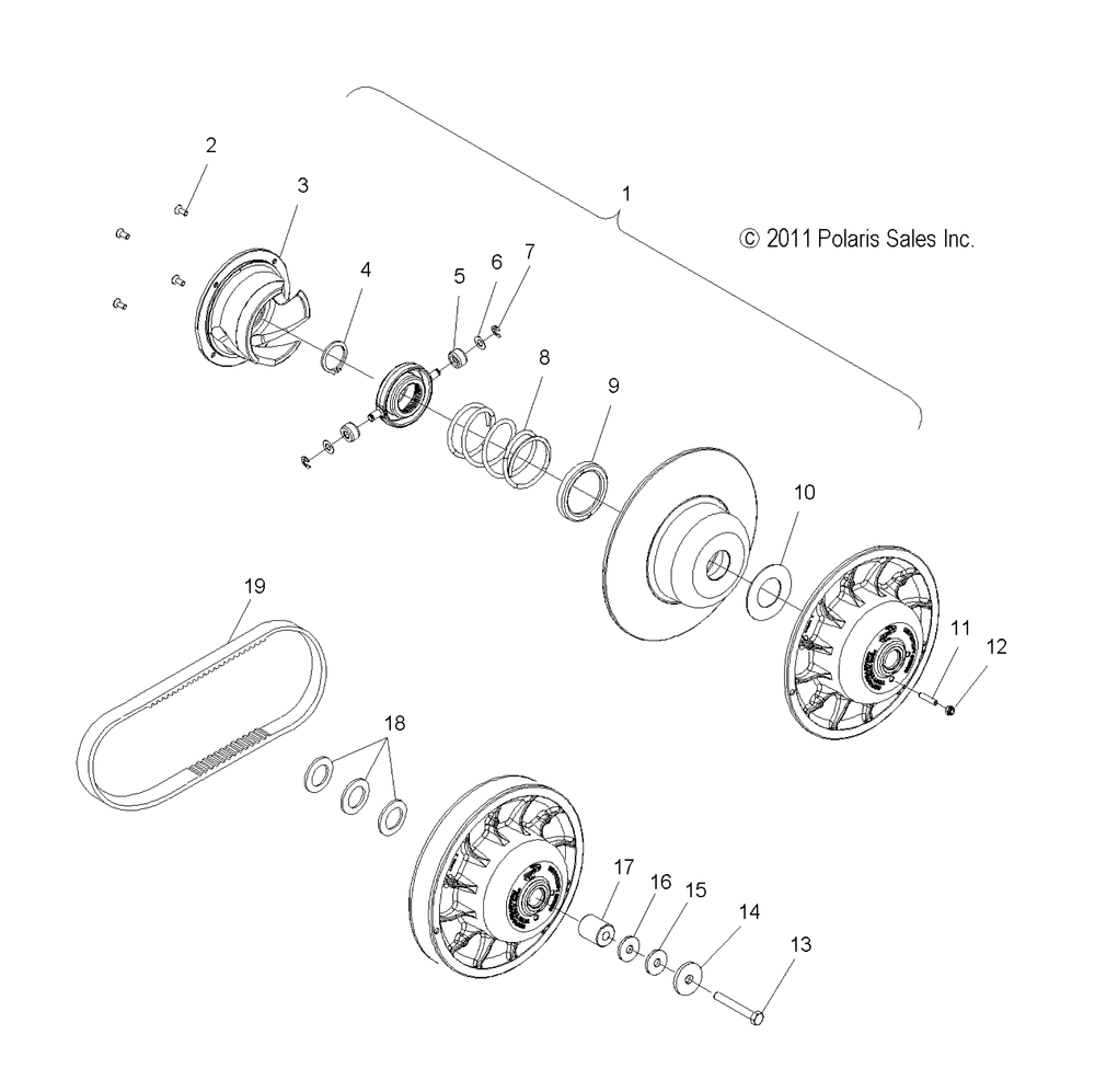 Drive train clutch secondary - s12ba8_bc8_bd8_bs8 all options