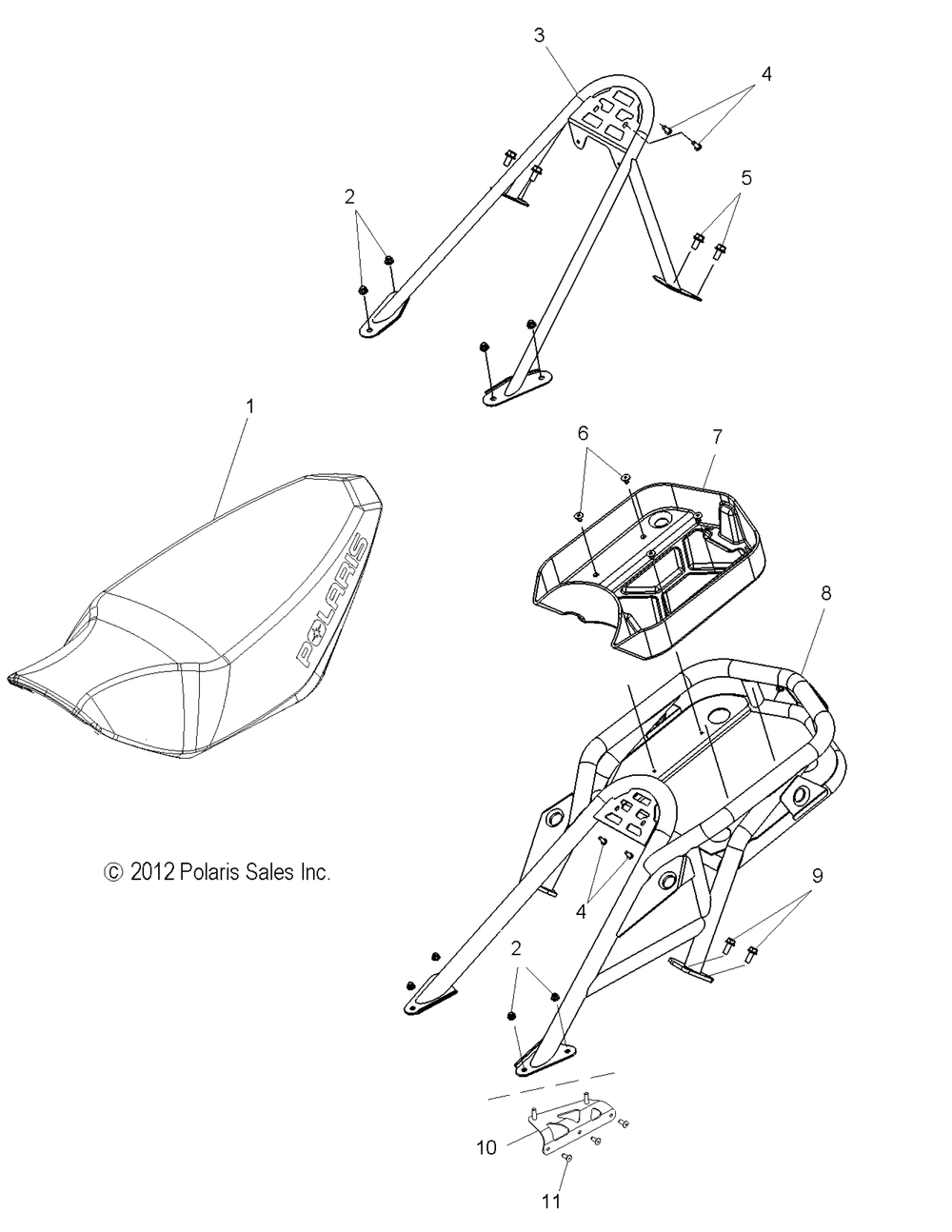 Body seat mounting - s13ba8_bc8_bd8_bs8