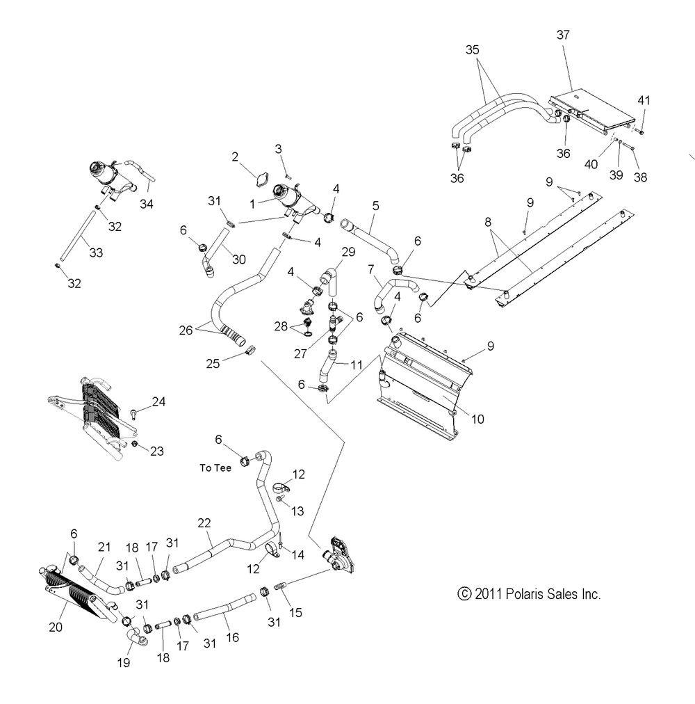 Engine cooling system - s13br6gsa_gsl