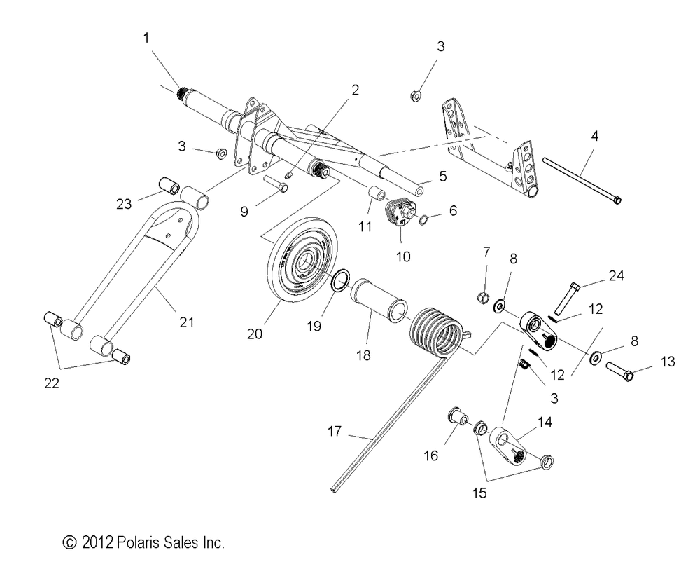 Suspension torque arm rear - s13cb6_cp6