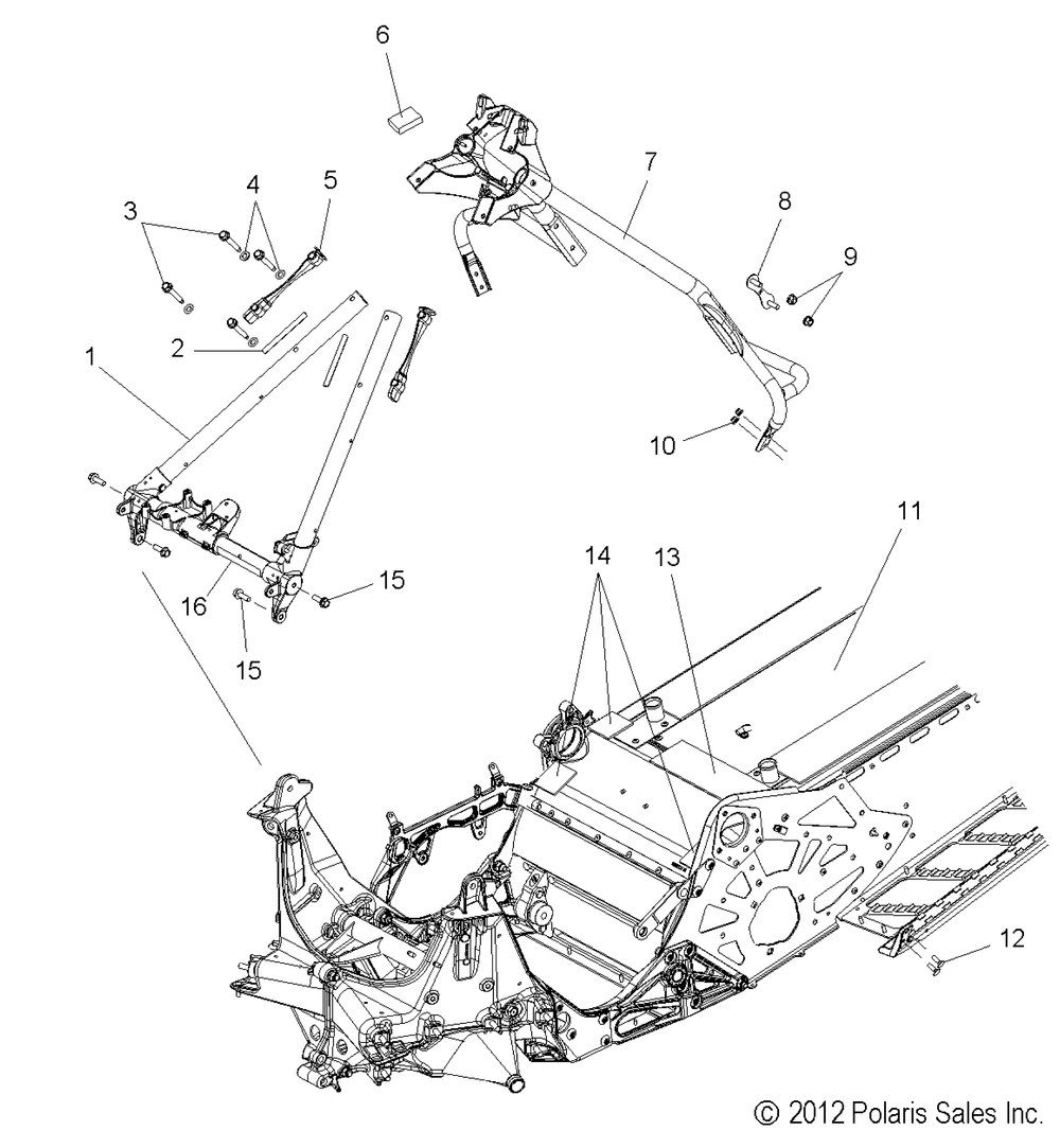 Chassis chassis asm. and over structure - s13cg6gsa_gsl_gea