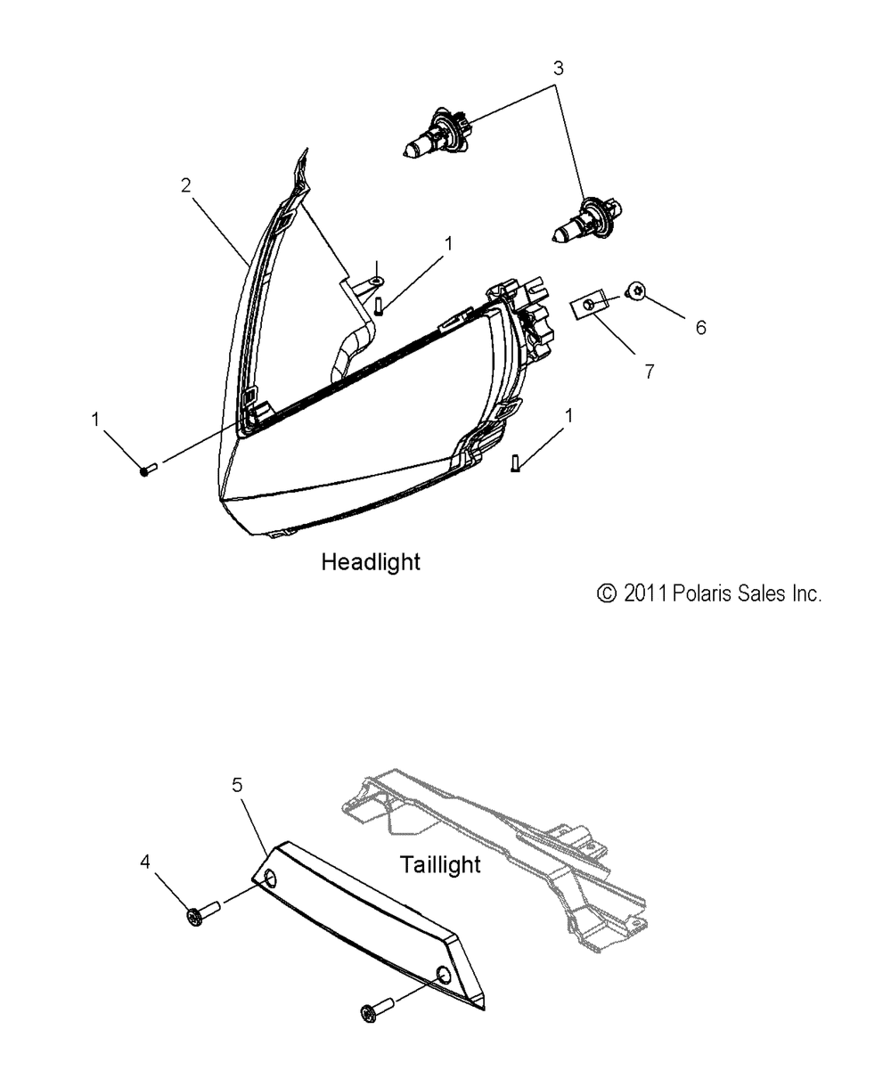 Electrical headlight and taillight - s13cg6gsa_gsl_gea