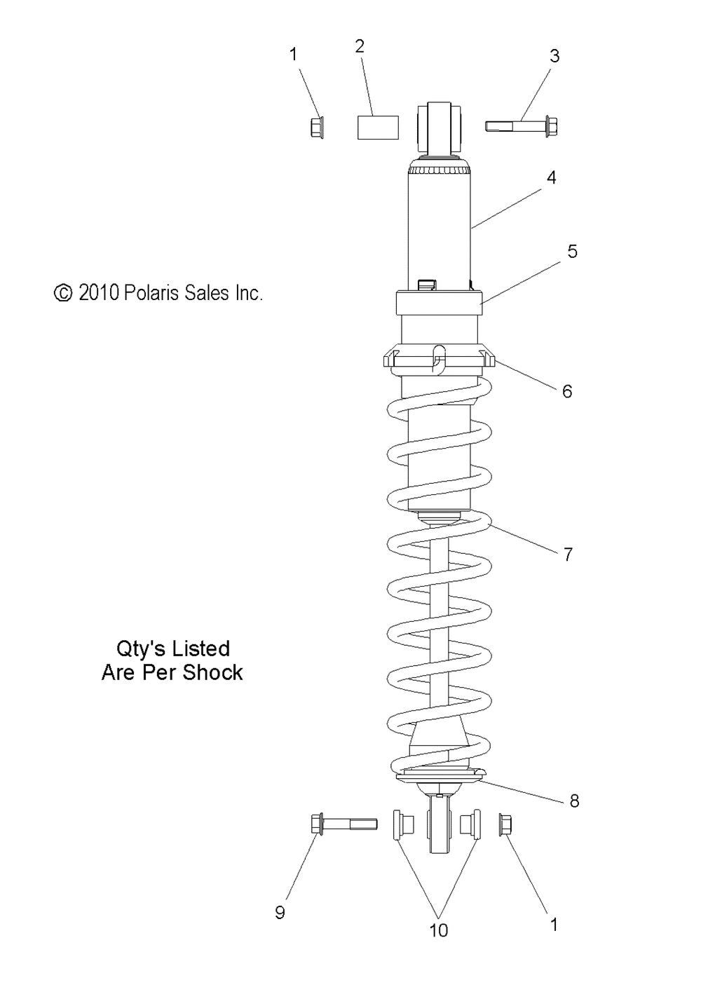 Suspension shock ifs - s13cm8gsa_gsl_gea