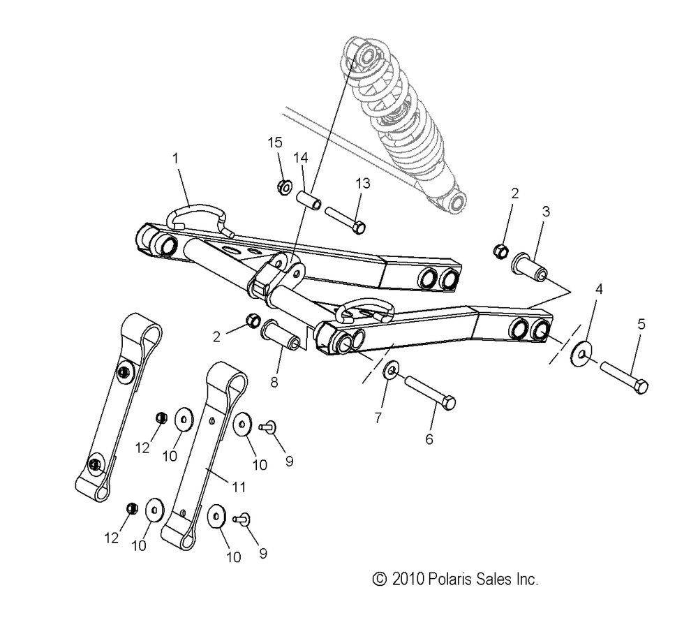 Suspension torque arm front - s13mx6jsa_jea