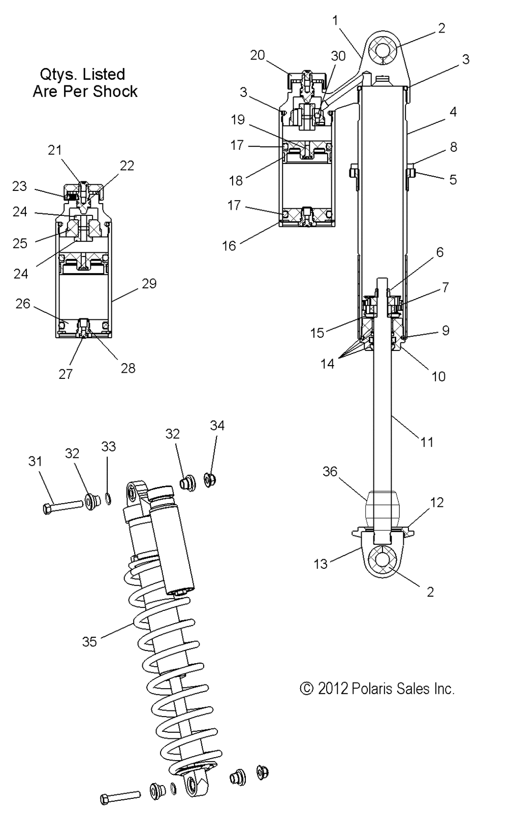 Suspension shock ifs - s13mx6jsa_jea