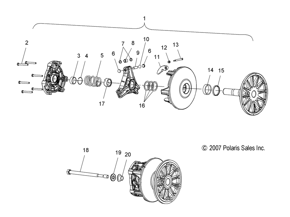 Drive train clutch primary - s13mx6jsa_jea