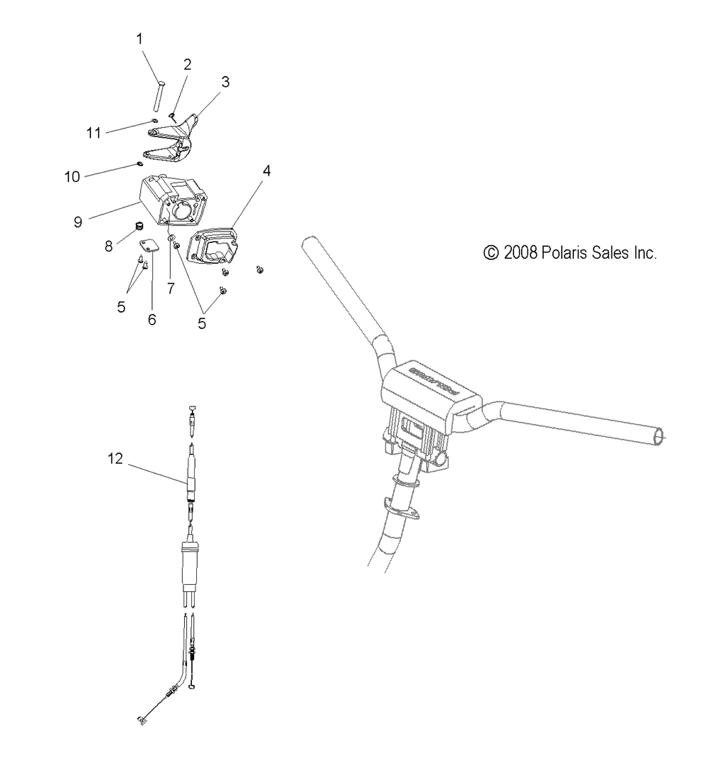 Engine throttle control asm. - s13pb5bsa_bsl