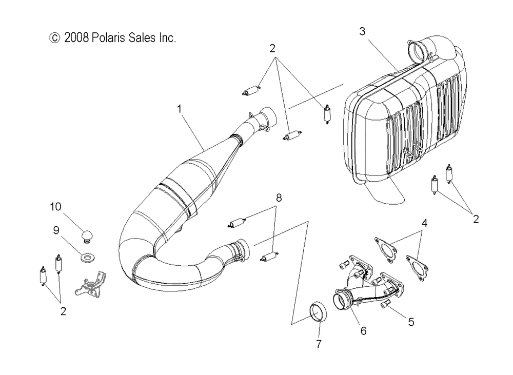 Engine exhaust - s13pb5bsa_bsl