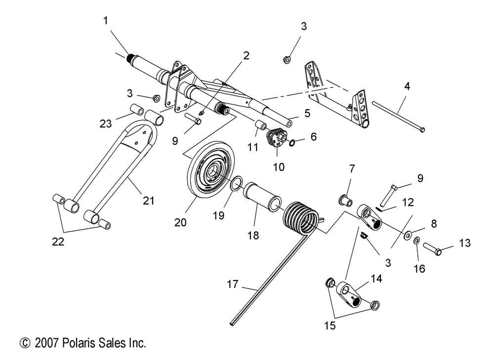 Suspension torque arm rear cnd intl - s13ps5bsl_bel