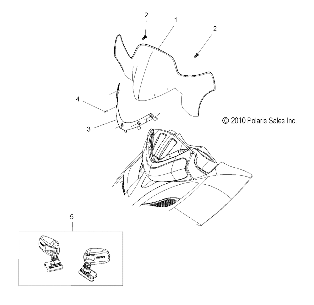 Body windshield and mirrors - s13pt5bem_bsm_bsl