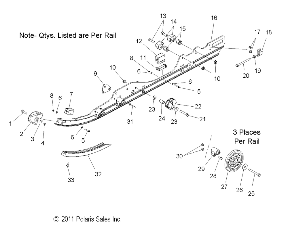 Suspension rail mounting - s13pt7fsl