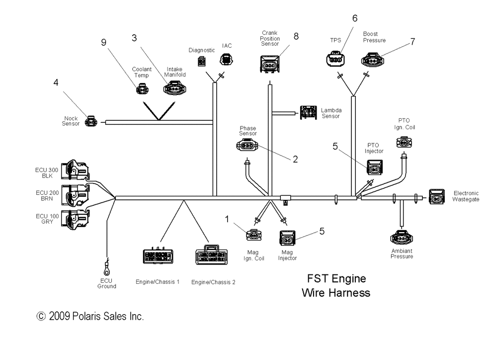 Engine wire harness - s13pt7fsl