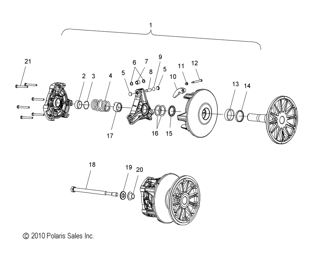 Drive train clutch primary - s13pt7fsl