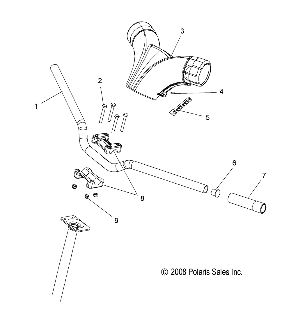 Steering handlebar mounting - s13pt7fsl