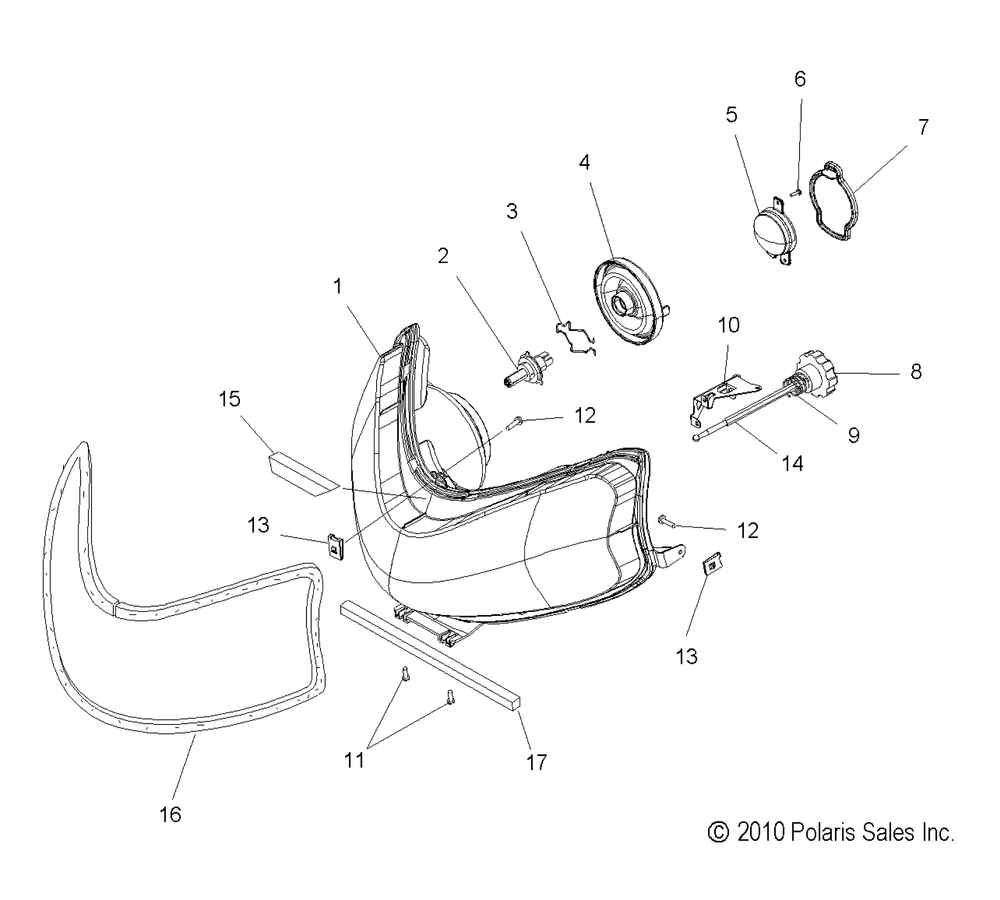 Electrical headlight - s13pu6nsl_nel