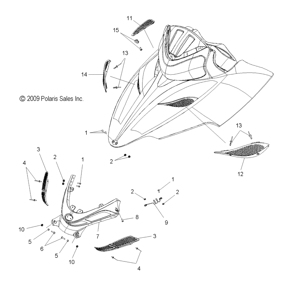 Body hood front hinge asm. - s13pu6nsl_nel