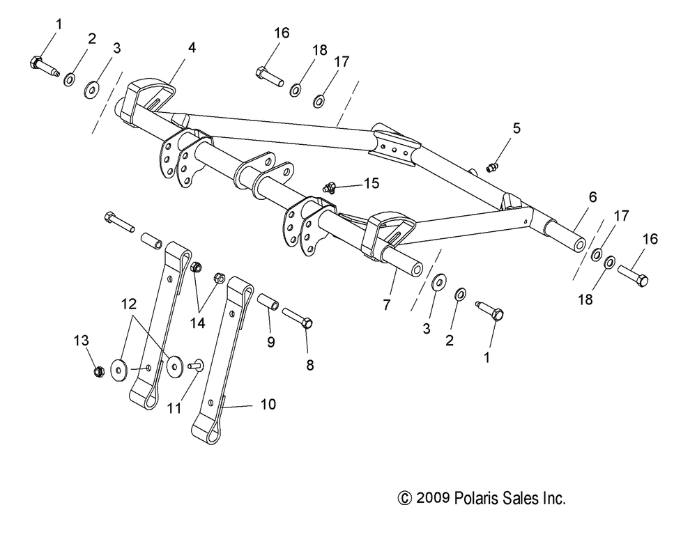 Suspension torque arm front - s13pu6nsl_nel