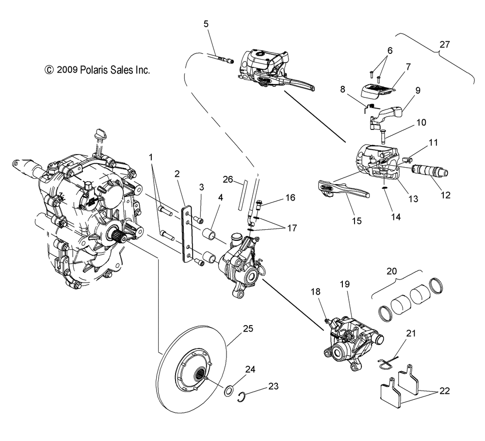 Brakes brake caliper and disc - s13pu7esl_eel