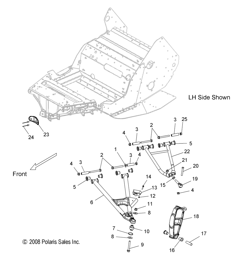 Suspension front - s13pu7esl_eel