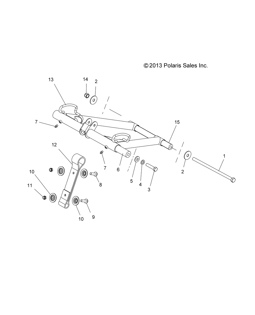 Suspension torque arm front - s15cb5bsa_bsl_bel