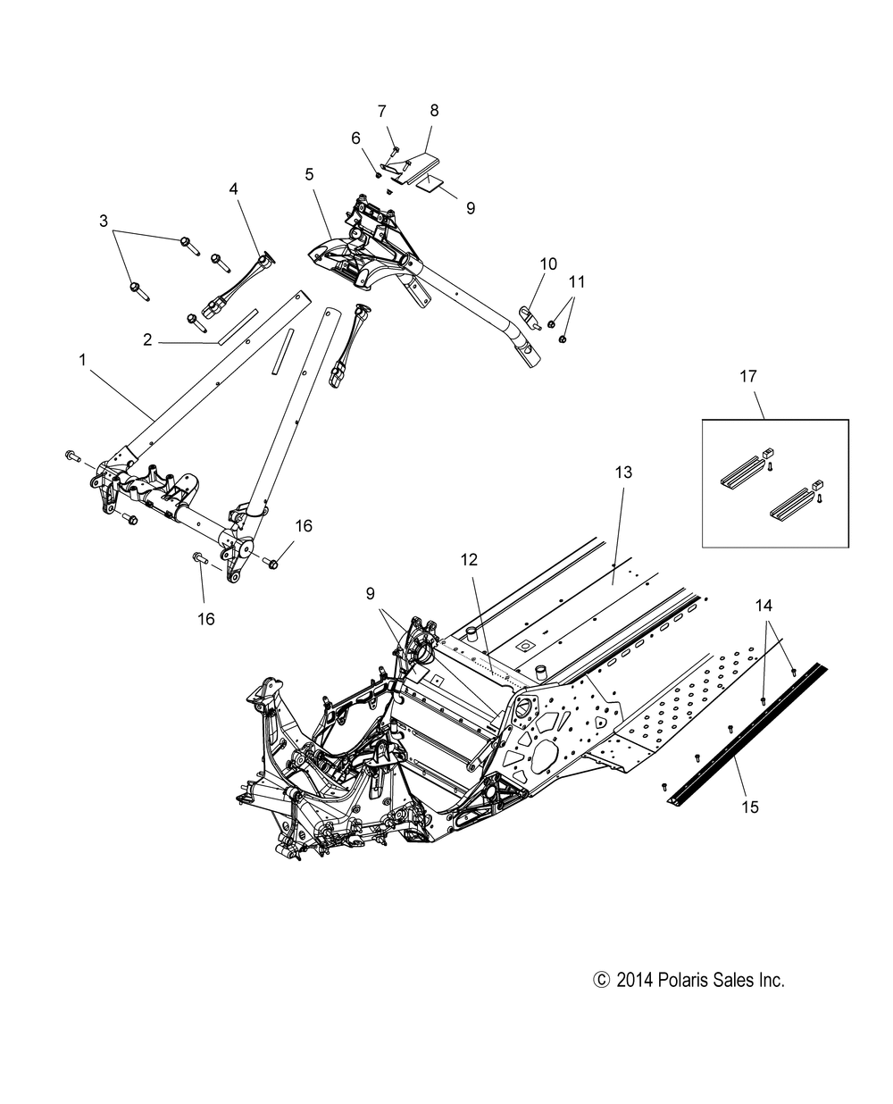 Chassis chassis asm. and over structure - s15cb6_cp6 all options