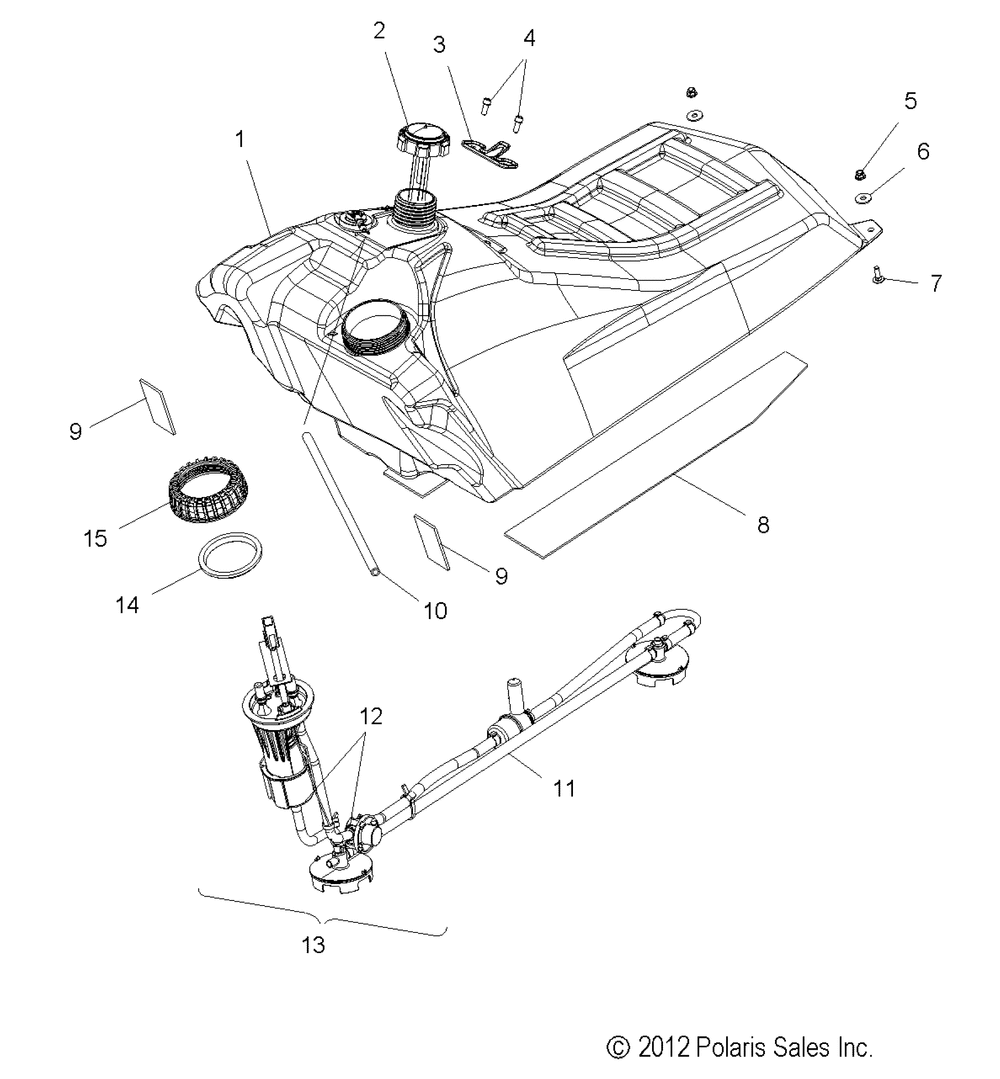 Fuel system fuel tank asm. - s15cc6_ck6_cm6 all options