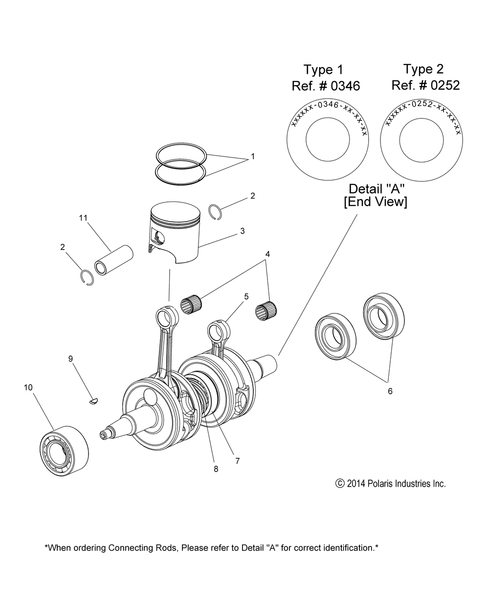 Engine piston and crankshaft - s15cc6_ck6_cm6 all options