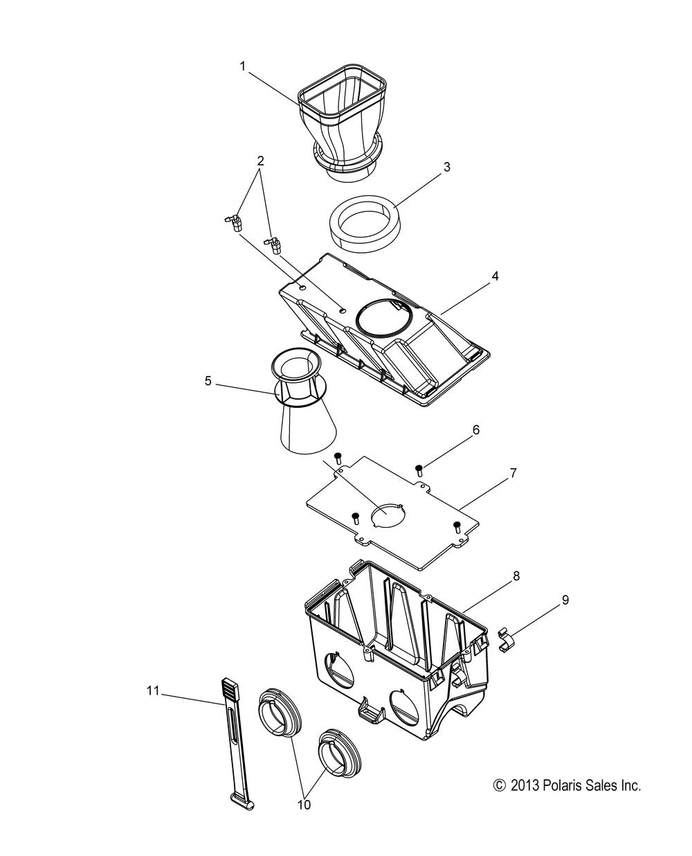 Engine air box - s15ce5bsl_bel