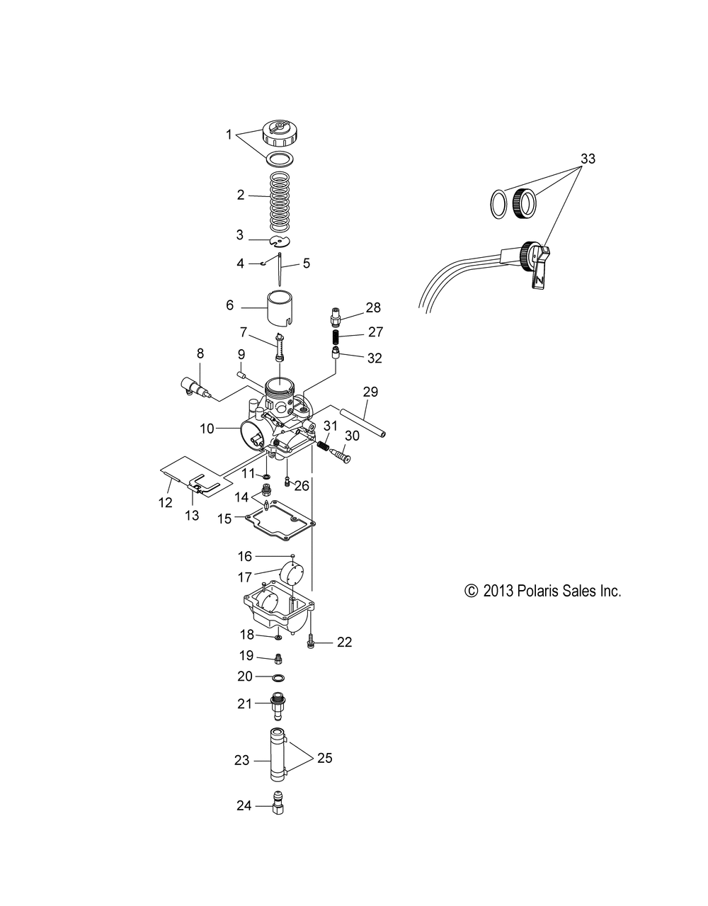 Engine carburetor and choke - s15ce5bsl_bel