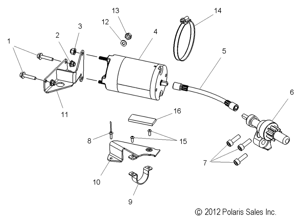 Engine starter motor - s15cg6 all options