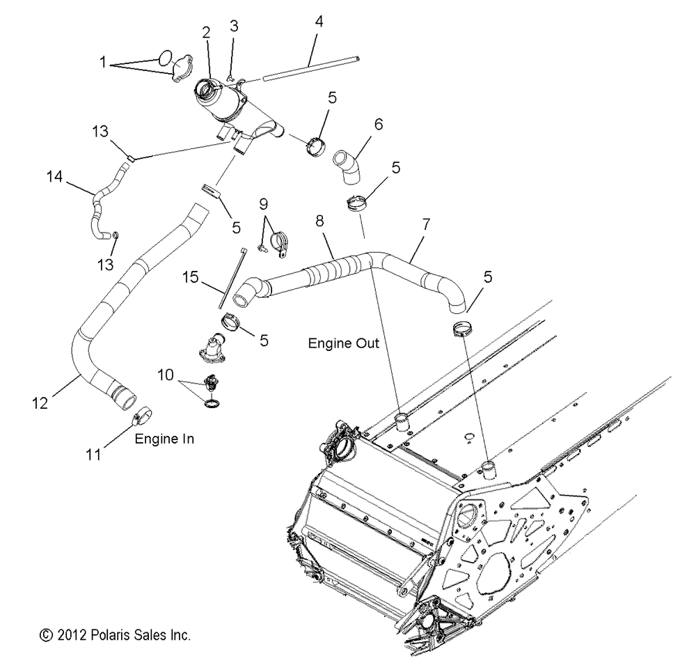 Engine cooling system - s15cg6 all options